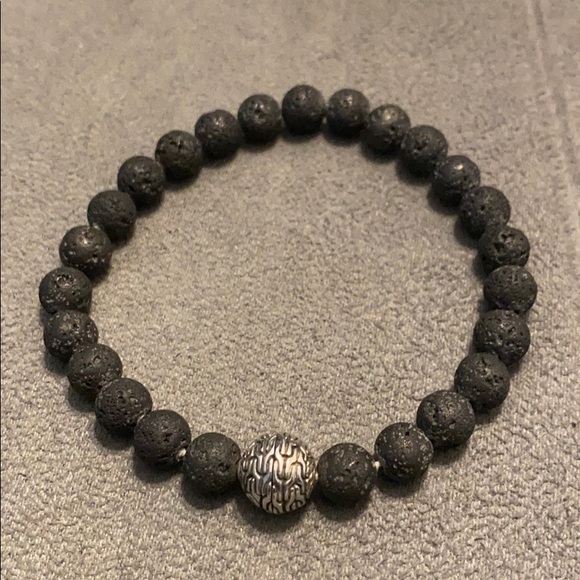 John Hardy Bead Bracelet with Black Volcanic - Picture 2 of 6